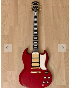 Guitarra Elétrica SG Custom Shop Cherry Red 3 Pickups Replica Chinesa - Guitarras Chinesas Instrumentos Musicais e Acessórios