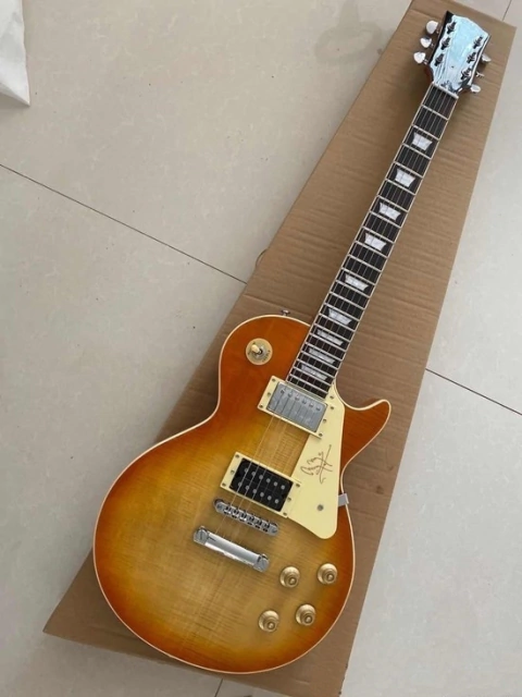 Guitarra Elétrica Les Paul Standard Jimmy Page Modelo #1 Replica Chinesa