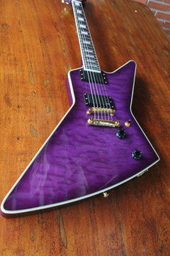 Guitarra Elétrica Custom Explorer M2M Purple Pro Replica Chinesa