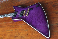 Guitarra Elétrica Custom Explorer M2M Purple Pro Replica Chinesa - Guitarras Chinesas Instrumentos Musicais e Acessórios