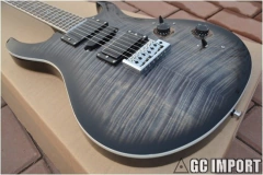 Guitarra PRS 513 25th Anniversary Charcoal Gray Burst Replica Chinesa na internet