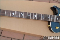 Guitarra PRS Single Cut Chris Henderson Blue Burst Replica Chinesa na internet