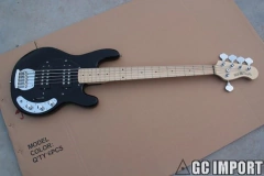 Baixo Music Man Ernie Ball Sting Ray 5 Black Replica Chinesa