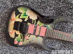 Guitarra Ibanez Jem 77 Peony Flower Steve Vai Signature Replica Chinesa - comprar online
