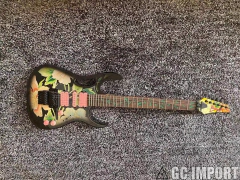 Guitarra Ibanez Jem 77 Peony Flower Steve Vai Signature Replica Chinesa