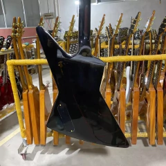 Guitarra Elétrica Explorer Custom Shop Black Beauty Replica Chinesa - Guitarras Chinesas Instrumentos Musicais e Acessórios