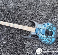 Guitarra Ibanez Jem 77P BFP Blue Floral Pattern Steve Vai Replica Chinesa na internet