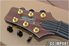 Guitarra PRS Santana Emerald Wavy Green Signature Replica Chinesa - loja online