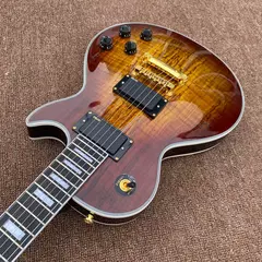 Imagem do Guitarra Elétrica Les Paul Custom Spalted Maple Sunburst Replica Chinesa