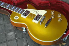Guitarra Elétrica Les Paul Custom Shop Gold Top 1957 Vos Replica Chinesa