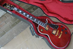 Guitarra Elétrica Les Paul Custom Shop Wine Red Replica Chinesa