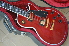 Guitarra Elétrica Les Paul Custom Shop Wine Red Replica Chinesa - Guitarras Chinesas Instrumentos Musicais e Acessórios
