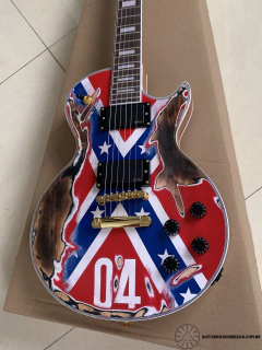 Guitarra Elétrica Les Paul Rebel Aged Zakk Wylde Replica Chinesa - comprar online