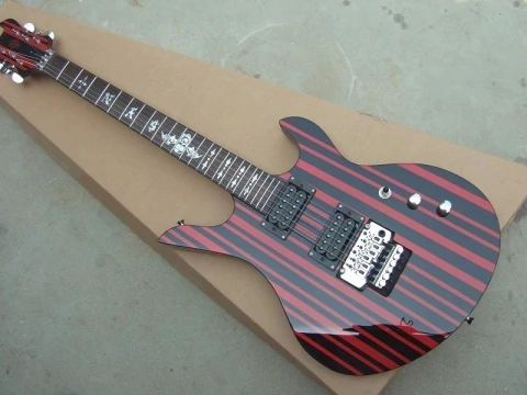 Guitarra Schecter Synyster Gates Red/Black A7X Replica Chinesa