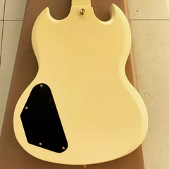 Guitarra Elétrica Sg Custom Shop 1967 Aged Polaris White Replica Chinesa - Guitarras Chinesas Instrumentos Musicais e Acessórios