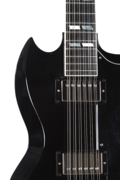 Guitarra Elétrica Double Neck Eds-1275 Black Replica Chinesa - comprar online
