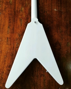 Guitarra Elétrica Flying V Custom Shop Alpine White Replica Chinesa - loja online