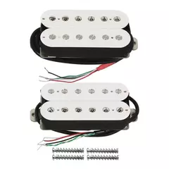 Receba Instalado - Conjunto de 2 Captadores Humbucker Fleor Alnico 5 - Guitarras Chinesas Instrumentos Musicais e Acessórios