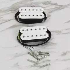 Receba Instalado - Conjunto de 2 Captadores Humbucker Fleor Ceramicos Com Saída Alta - comprar online