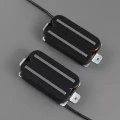 Receba Instalado - Conjunto de 2 Captadores Humbucker Fleor PowerBlade Rails Com Saída Alta - comprar online