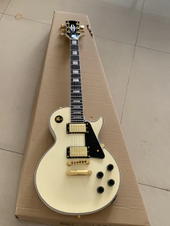 Guitarra Elétrica Les Paul Custom Ivory Randy Rhoads Replica Chinesa