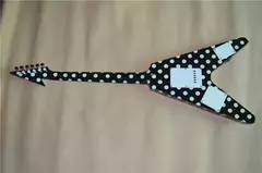 Guitarra Jackson Custom Shop Randy Rhoads Flying V Sandoval Polka Dot Replica Chinesa na internet