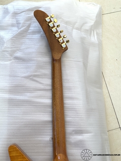Guitarra Elétrica Explorer 1958 Korina Antique Natural Replica Chinesa na internet