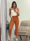 Calça Cropped Risca - comprar online