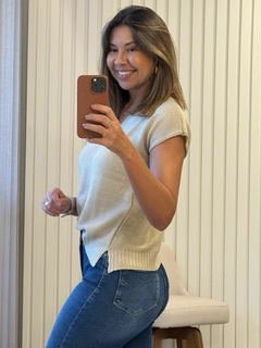 Blusa Bel em tricot na internet