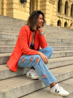 Calça Strelizia Bordada - LiStore Conceito