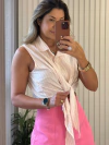 Blusa com amarração