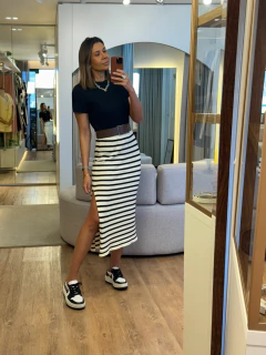 Saia Marina Tricô - comprar online