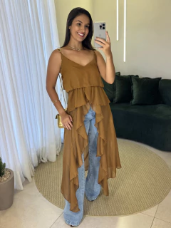 Bata boho chic caramelo - loja online