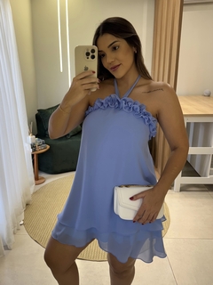 Vestido Laiza azul na internet