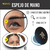 Espejo doble aumento LED