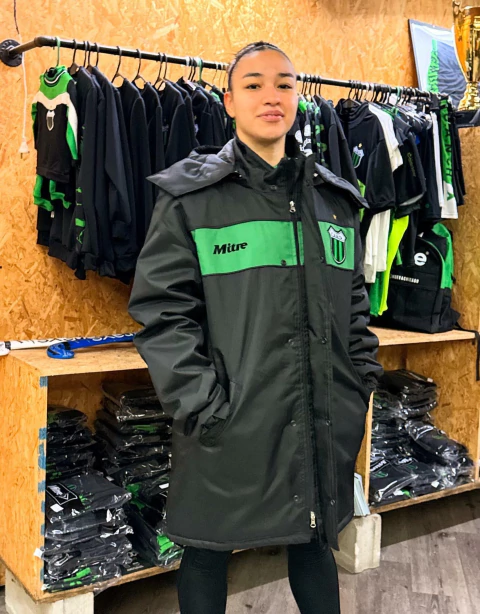 Camperon Largo de Abrigo Nueva Chicago 2025 - comprar online