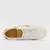 SAPATÊNIS FRED PERRY B721 LEATHER BRANDED - BRANCO/ MOSTARDA