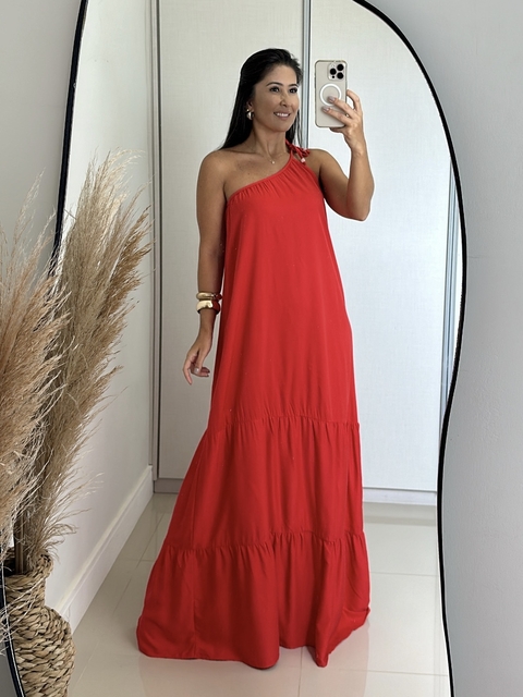 Vestido Longo Um Ombro - comprar online