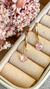 Argola Gota Rosa | Dourado - comprar online