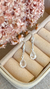 Argola Gota Incolor | Prata - comprar online