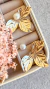 Brinco Ear Jackt Flor com Perola Grande | Dourado - comprar online