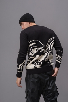 Sweater Skull Negro - comprar online