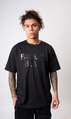 Remera Faded Negra - comprar online