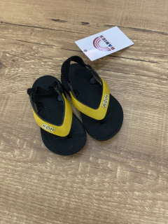 Chinelo de dedo - preto com amarelo (Klin) - comprar online