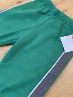Calça verde e cinza moletom (Avenida Baby) - loja online