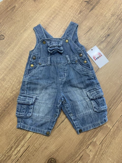 Jardineira jeans azul com bolsinhos (Chicco)
