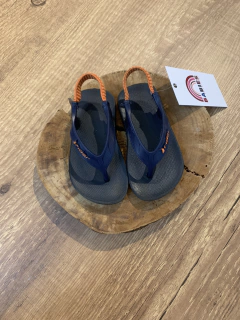 Chinelo de dedo azul e laranja (Rider) - comprar online