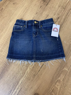 Saia jeans azul escuro (Old Navy)