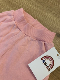 Calça de moletom rosa (Randa mundo) na internet