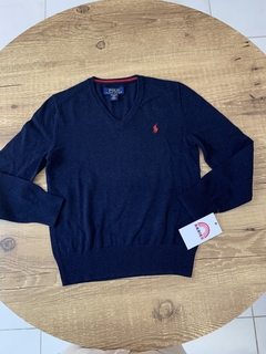 Blusa manga longa azul marinho (Polo Ralph Lauren)